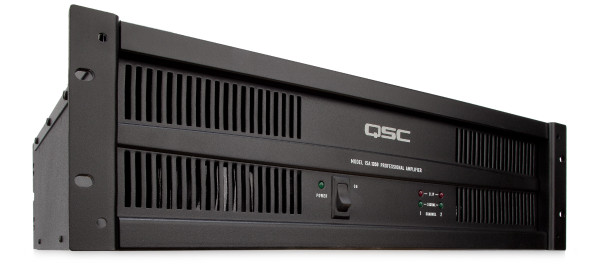 QSC ISA1350 Two-Channel Power Amplifier, front view