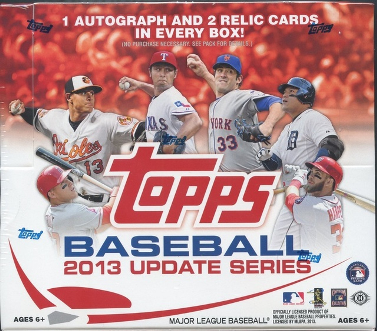 2013 Topps Update Series Baseball Jumbo HTA Box - Card Exchange Sports