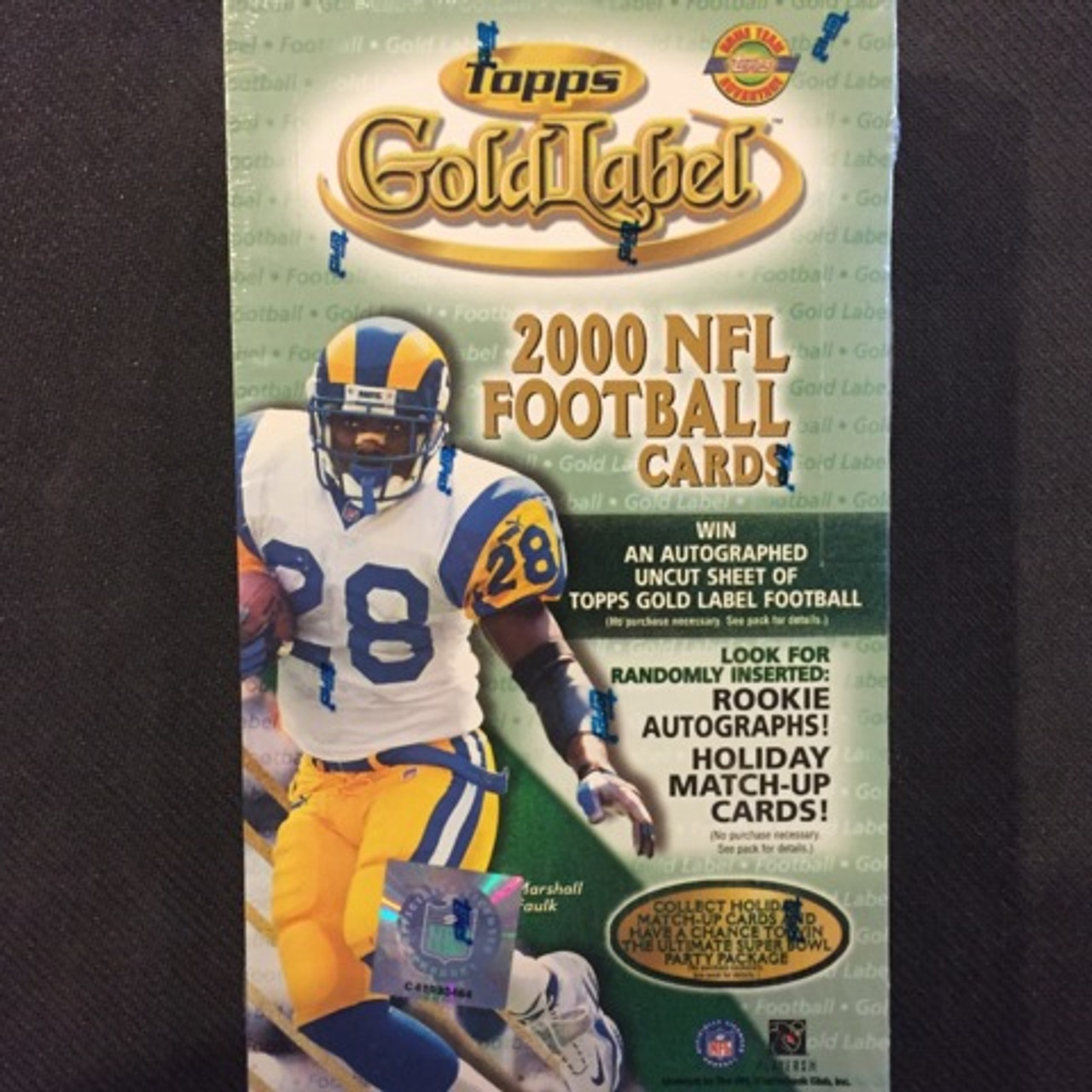 2000 Topps Gold Label HTA Football Hobby Box - Card Exchange Sports