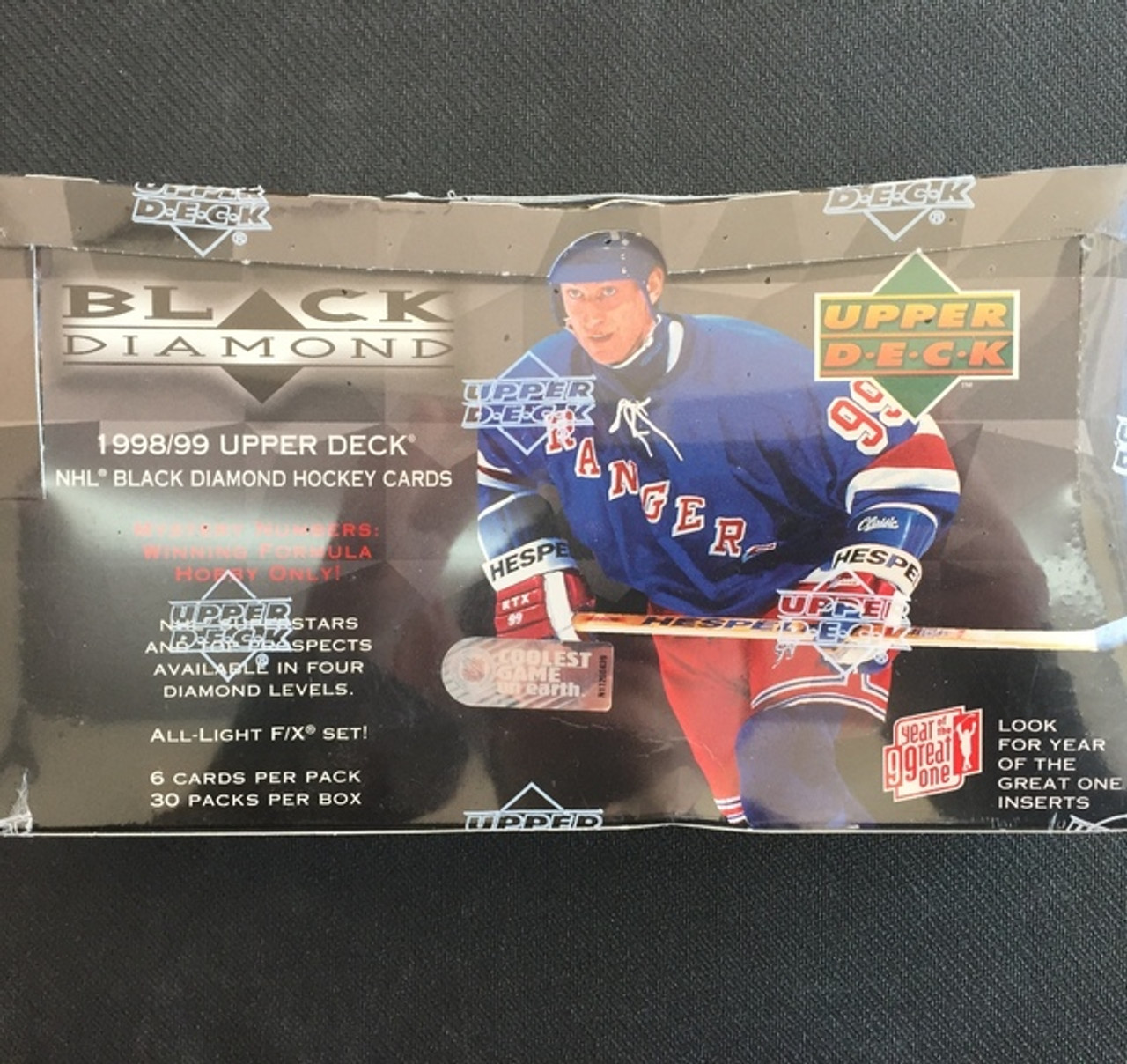 1998-99 Upper Deck Black Diamond Hockey Hobby Box - Card Exchange