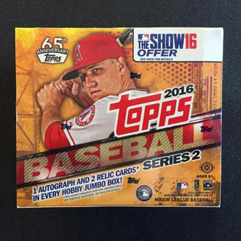 2016 Topps Series 2 Baseball Jumbo HTA Box 2016 Topps Series 2 Baseball Jumbo HTA Box