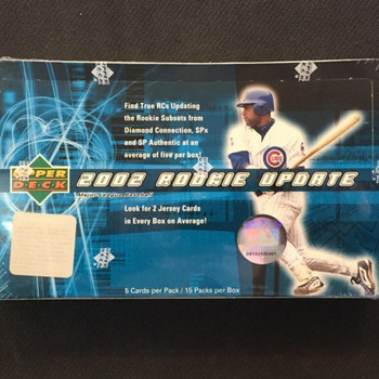 2002 Upper Deck Rookie Update Baseball Hobby Box