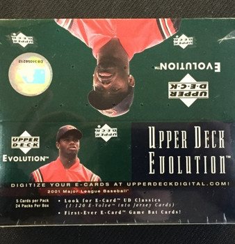 2001 Upper Deck Evolution Baseball Hobby Box