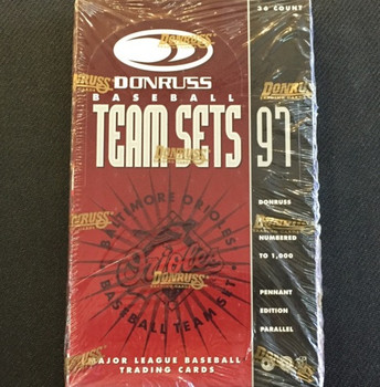 1997 Donruss Team Sets Baltimore Orioles Baseball Hobby Box