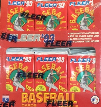 1993 Fleer Series 2 Baseball Jumbo Box