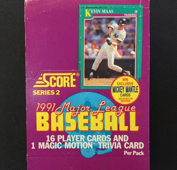 1991 Score Series 2 Baseball Box