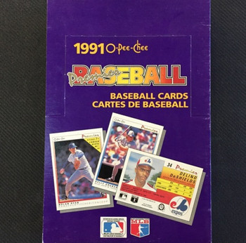 1991 O-Pee-Chee Premier Baseball Hobby Box