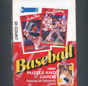 1990 Donruss Baseball Hobby Box