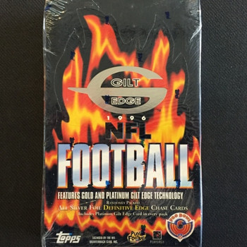 1996 Topps Gilt Edge Football Hobby Box