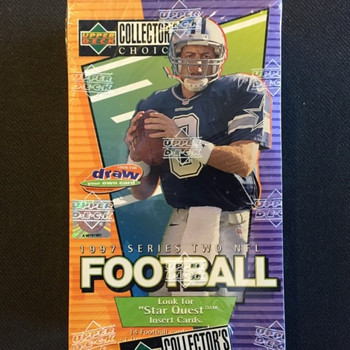 1997 Upper Deck Collector's Choice Series 2 Football Hobby Box