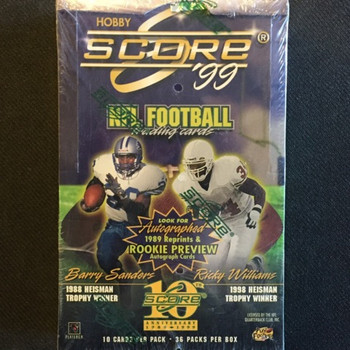 1999 Score Football Hobby Box