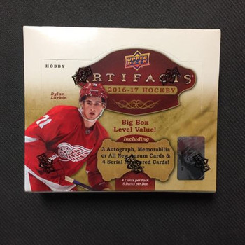 2016/17 Upper Deck Artifacts Hockey Hobby Box