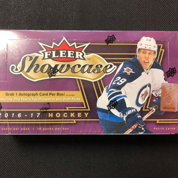 2016/17 Upper Deck Fleer Showcase Hockey Hobby Box