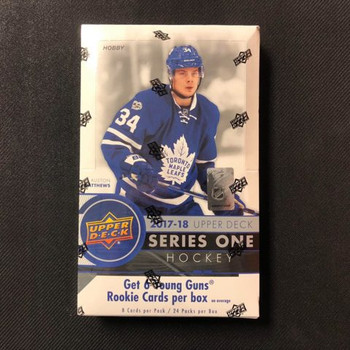 2017/18 Upper Deck Series 1 Hockey Hobby Box