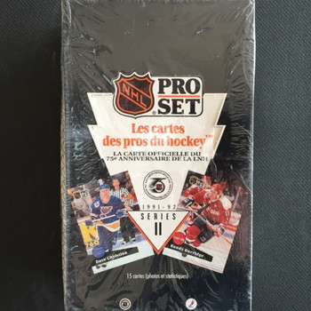 1991-92 Pro Set Series 2 Canadian Hockey Hobby Box