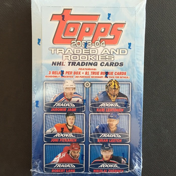 2003-04 Topps Traded and Rookies Hockey Hobby Box