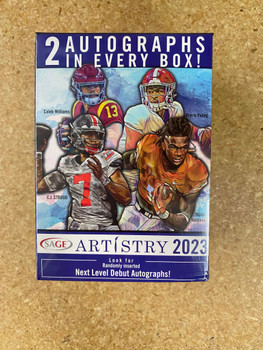 2023 Sage Artistry Football Blaster Box