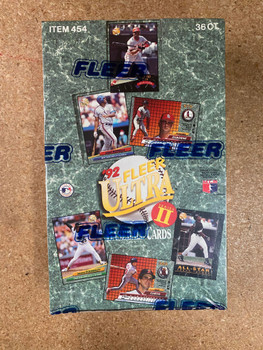 1992 Fleer Ultra Series 2 Baseball Box