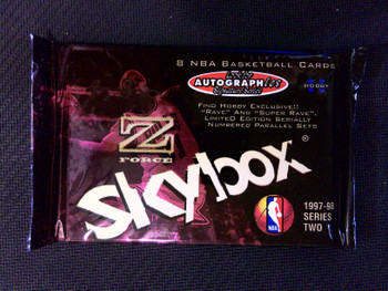 1997/98 Skybox Z Force Series 2 Basketball Hobby Pack