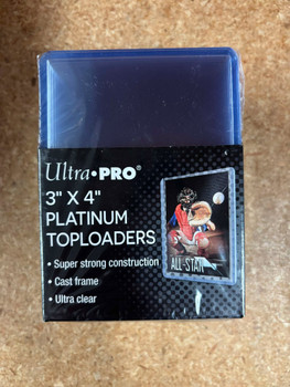 Ultra Pro Top Loader Platinum 3x4 25 Count