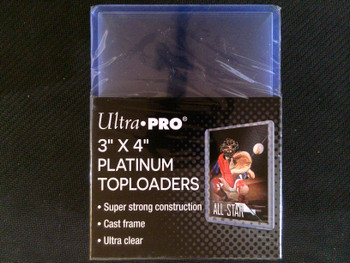 Ultra Pro Toploader Platinum 3x4 25 Count