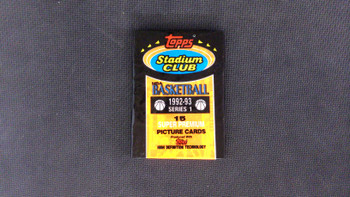 1992/93 Topps Stadium Club Series One Basketball Pack