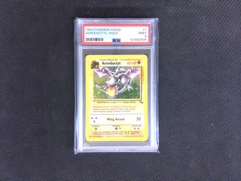 PSA 8 Japanese Pokemon Moltres Fossil Holo 146