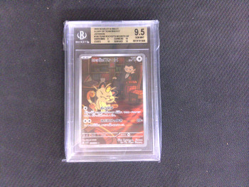 BGS 9.5 Japanese Pokemon Team Rocket's Meowth 109/098 Glory of Team Rocket