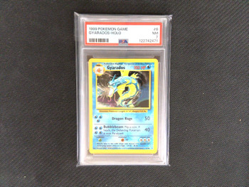 PSA 7 Pokemon Gyarados Base Set Holo 6/102