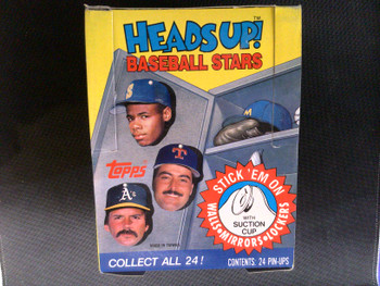 1990 Topps Heads Up Baseball Stars Box