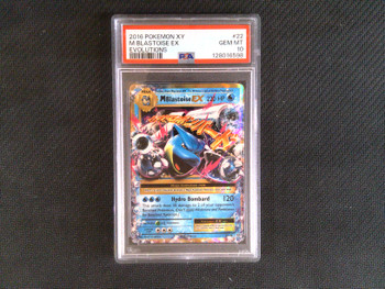 PSA 10 Pokemon M Blastoise EX XY Evolutions #22