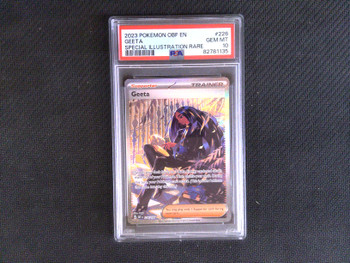 PSA 10 Pokemon Geeta #226 Obsidian Flames Special Illustration Rare