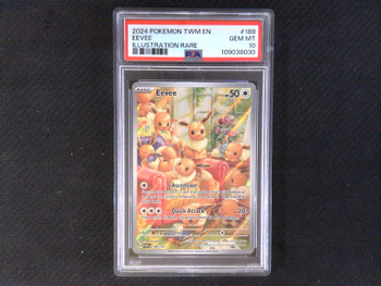 PSA 10 Eevee Illustration Rare Twilight Masquerade #188