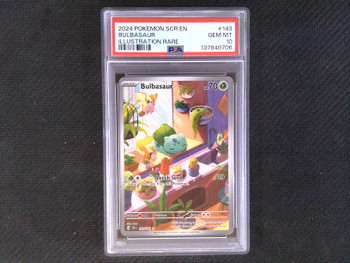 PSA 10 Bulbasaur Illustration Rare Stellar Crown #143