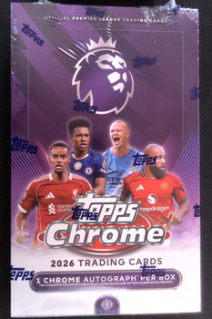 2026 Topps Chrome Premier League Soccer Hobby Box
