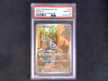 PSA 10 Mimikyu 075 Paldean Fates ETB Promo