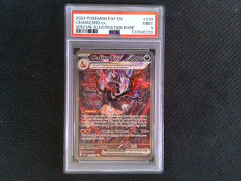 PSA 9 Charizard ex #234 Paldean Fates SIR