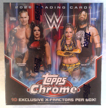 2026 Topps Chrome Wrestling WWE Mega Box