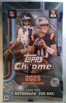 2025 Topps Chrome Football Hobby Box
