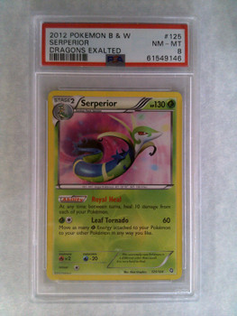 Pokemon: PSA 8 Serperior Secret Rare Dragons Exalted 125/124