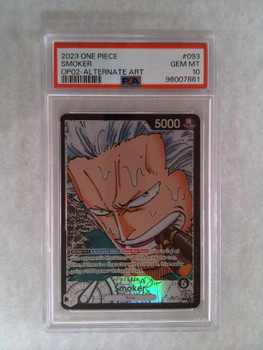 One Piece: PSA 10 Smoker OP02- Alternate Art 093