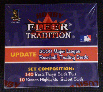 2000 Fleer Tradition Update Baseball Factory Set