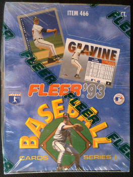 1993 Fleer Baseball Series 1 Box