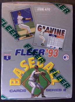 1993 Fleer Baseball Series 2 Box
