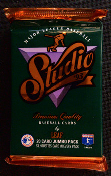1993 Leaf Studio Baseball Jumbo Pack