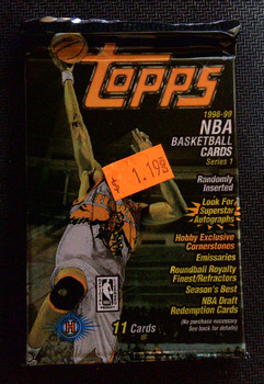 1998/99 Topps Series 1 Basketball Hobby Pack