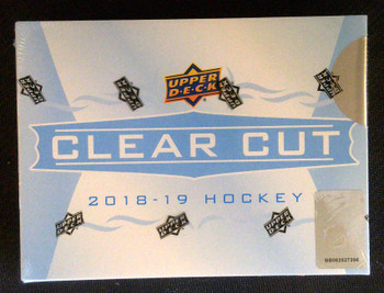 2018/19 Upper Deck Clear Cut Hockey Hobby Box