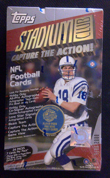 2000 Stadium Club Football Hobby Box