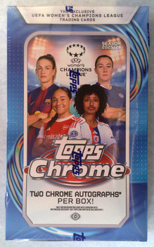 2025/26 Topps UEFA Women's Champions League Chrome Soccer Hobby Box