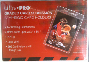 Ultra Pro Graded Card Submission Semi-Rigid Card Holders 200ct